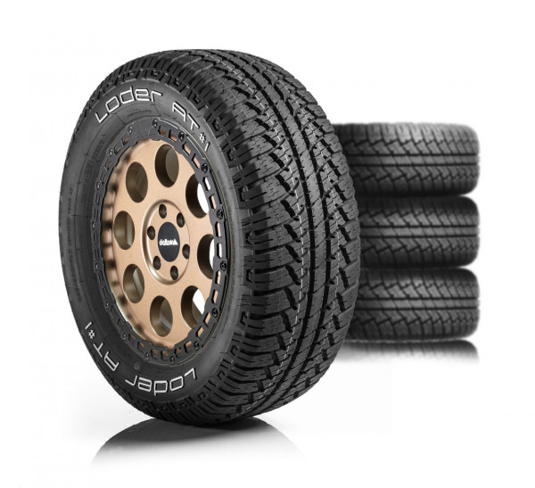 Komplettradsatz Klassik_B Rugged Sahara Bronze 18x8.5 | Loder AT#1 265/60R18