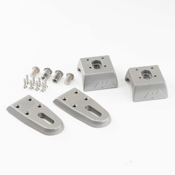 Scheinwerferhalter Silber 63mm