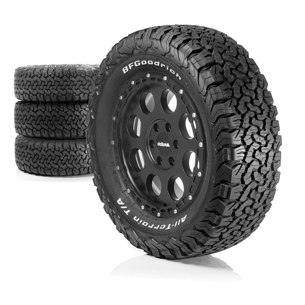 Komplettradsatz Klassik_B Rugged Schwarz Matt 18x8.5 | BF Goodrich 265/60R18