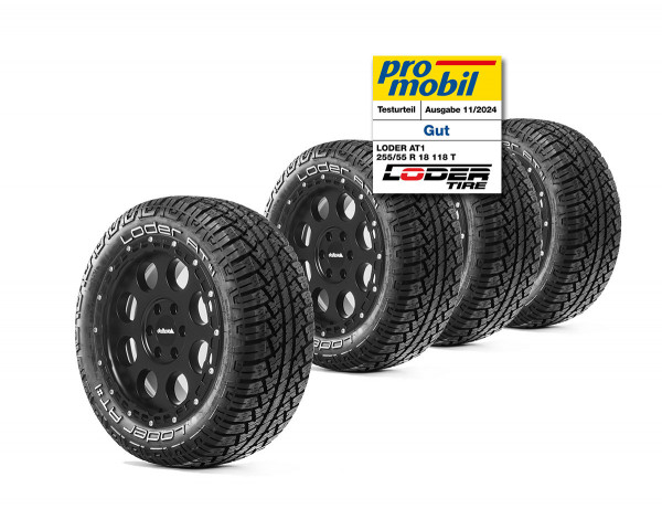 Komplettradsatz Klassik_B 18" Rugged mit Loder AT#1