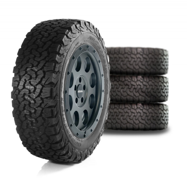 Komplettradsatz Klassik_B Gunmetal Grey 18x8.5 | BF Goodrich 265/60R18