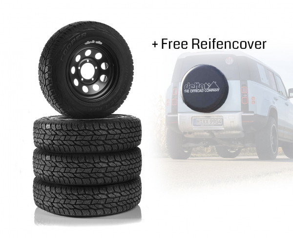 Komplettradsatz BlakTrak 15x6