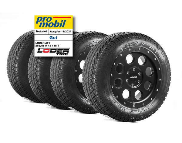 Komplettradsatz Klassik_B mit Loder AT#1 255/55R18