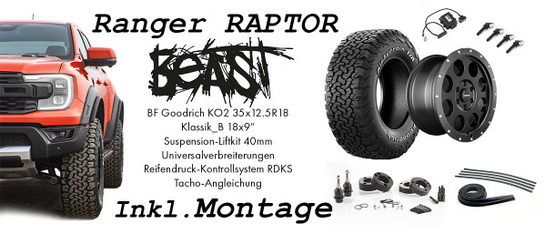 Ranger Raptor Lil’ Beast Conversion Kit incl. Installation