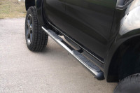 Seitenbügel mit Stufen Oval Edelstahl poliert Seitenbügel mit Stufen Oval Edelstahl poliert