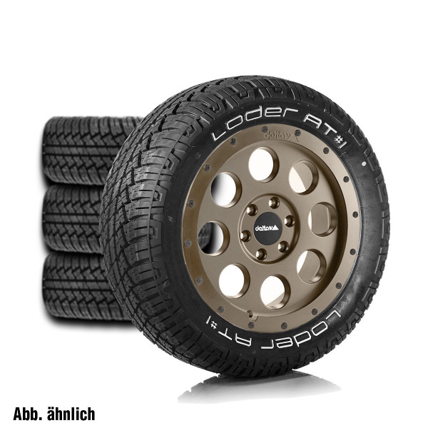 Komplettradsatz Klassik_B Sahara Bronze 18x8.5 | Loder AT#1 265/60R18
