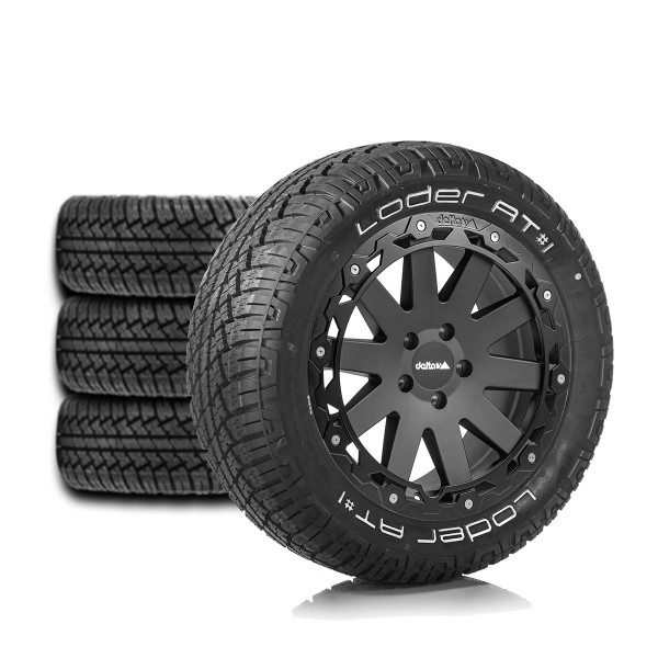 Komplettradsatz Hanma RUGGED 18x8,5 | Loder AT#1 255/55R18