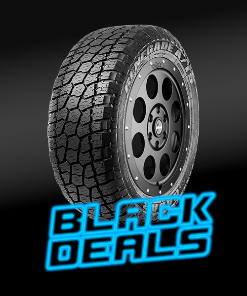 BlackFriday VW Crafter Radsatz Klassik_B 20x9.5" mit Renegade Radar A/T