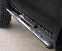 Seitenbügel mit Stufen Oval Schwarz Matt Seitenbügel mit Stufen Oval Schwarz Matt