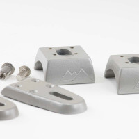 Vorschau: Scheinwerferhalter Silber 76mm Vorschau: Scheinwerferhalter Silber 76mm