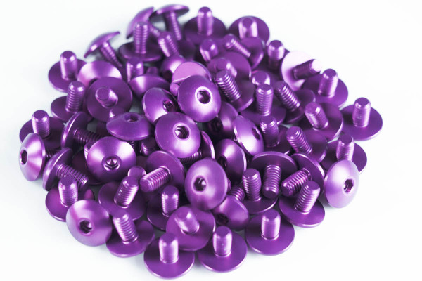 Schrauben-Set 16 tlg. violett