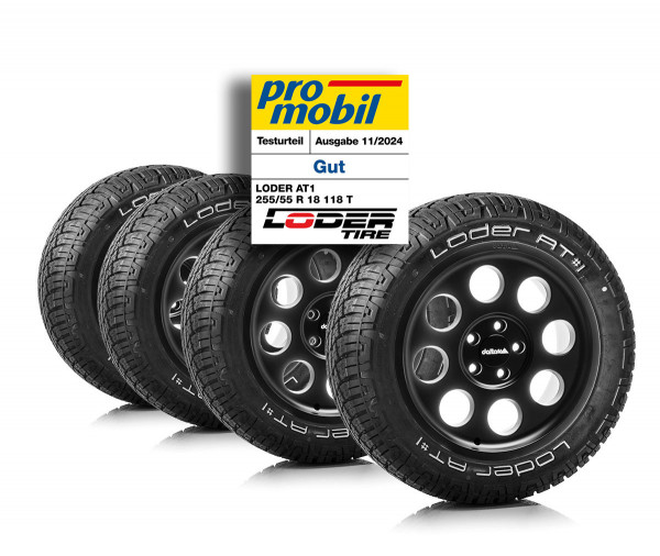 Komplettradsatz Klassik 18x8.5 mit Loder AT#1