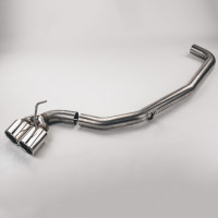 Doppel-Endrohre seitlich Doppel-Endrohre seitlich