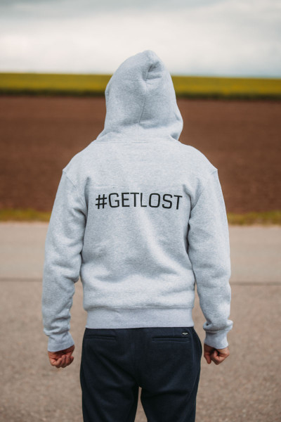 Zip-Hoodie "#getlost" XXL